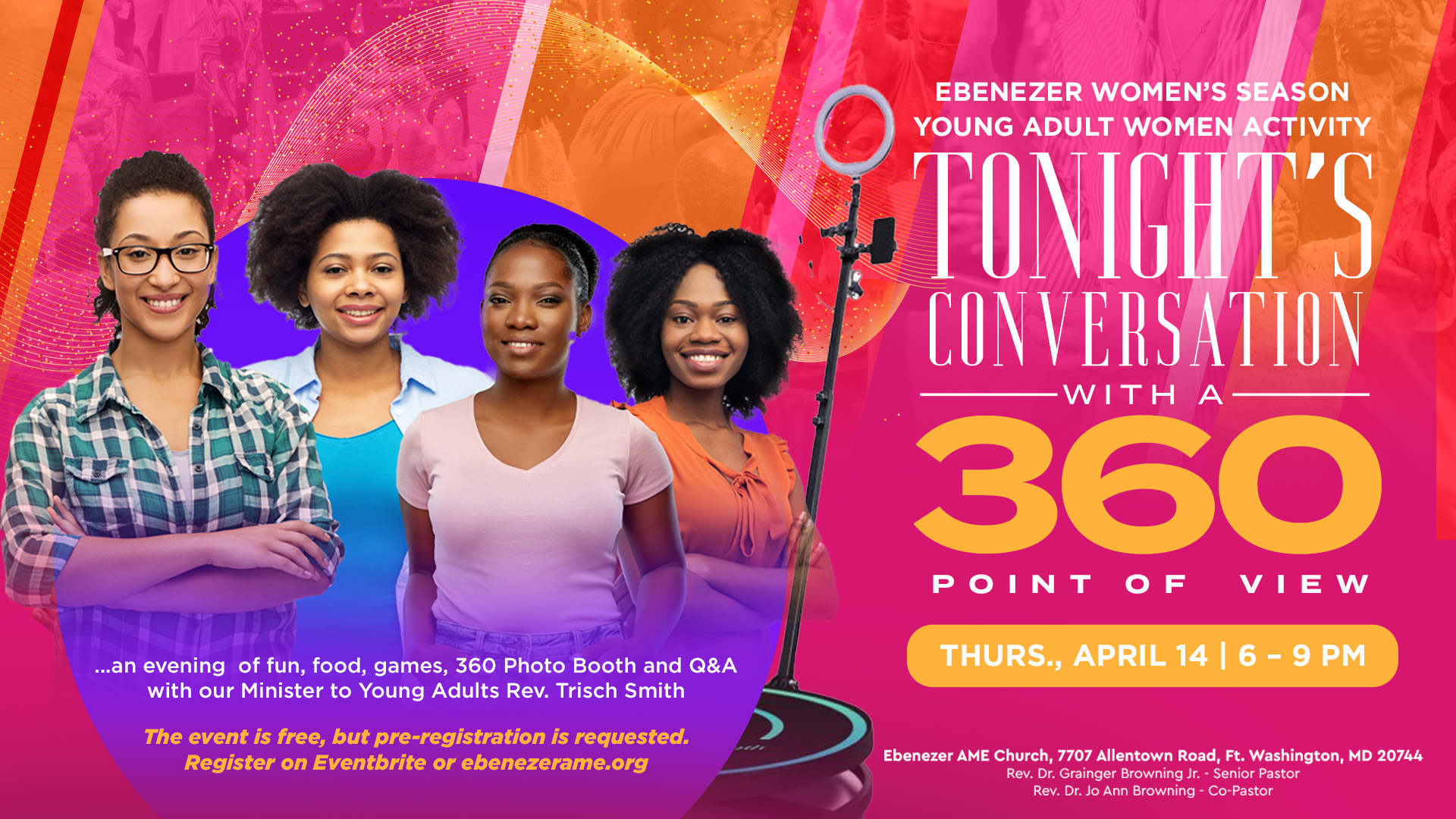 Young Adult Women 360 event