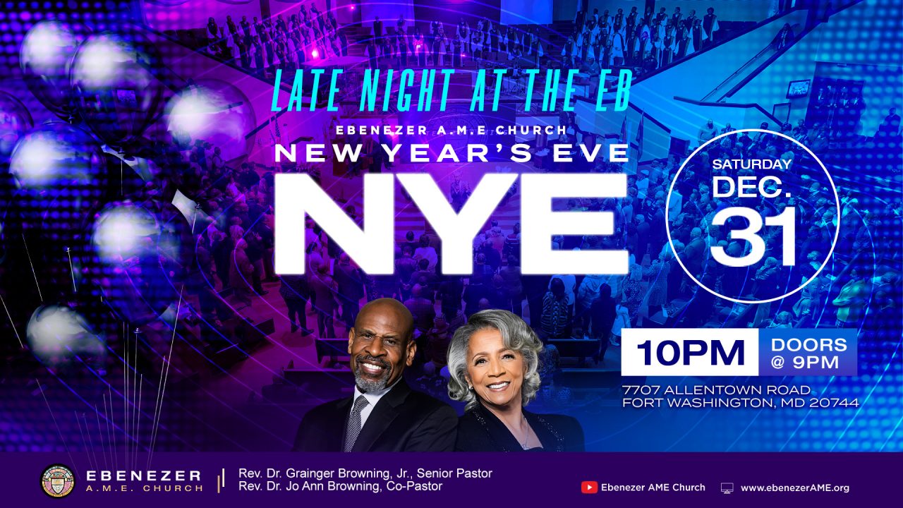 New Year’s Eve Worship Service Ebenezer A.M.E. Church