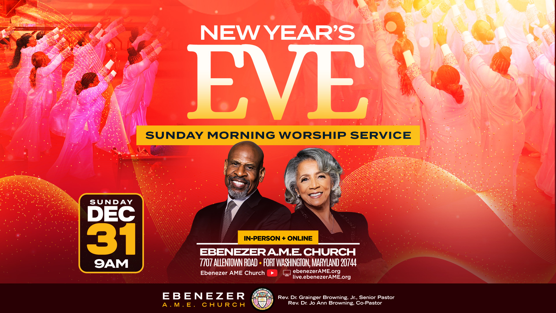 Sunday New Year S Eve Worship Experience Ebenezer A M E Church
