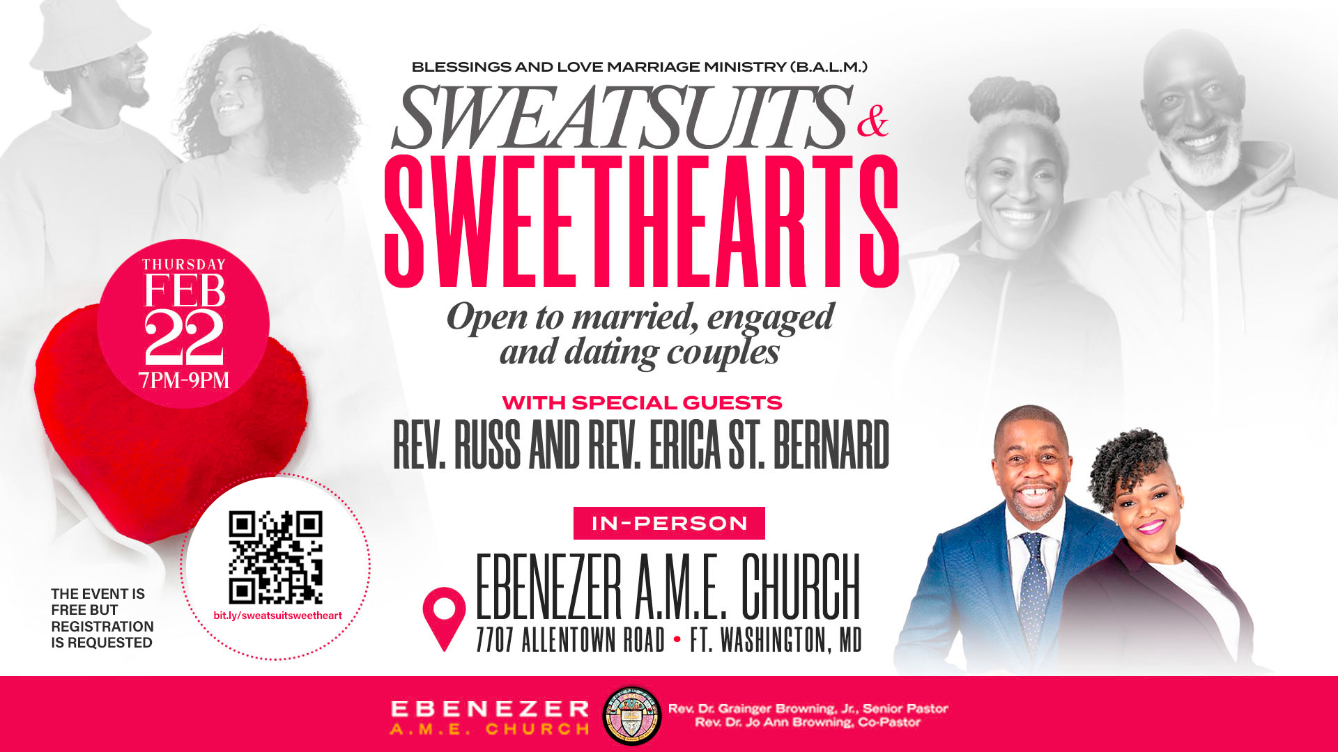 Sweatsuits and Sweethearts with QR code 