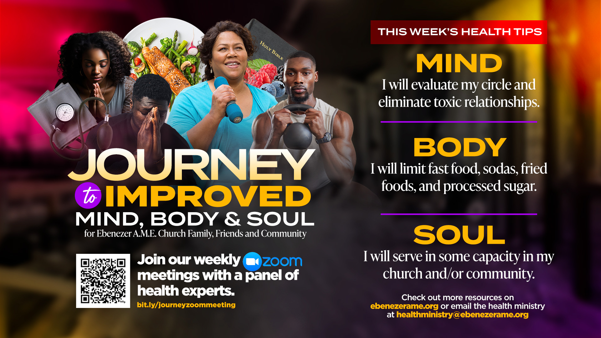 Journey to Health and Wellness Week 3