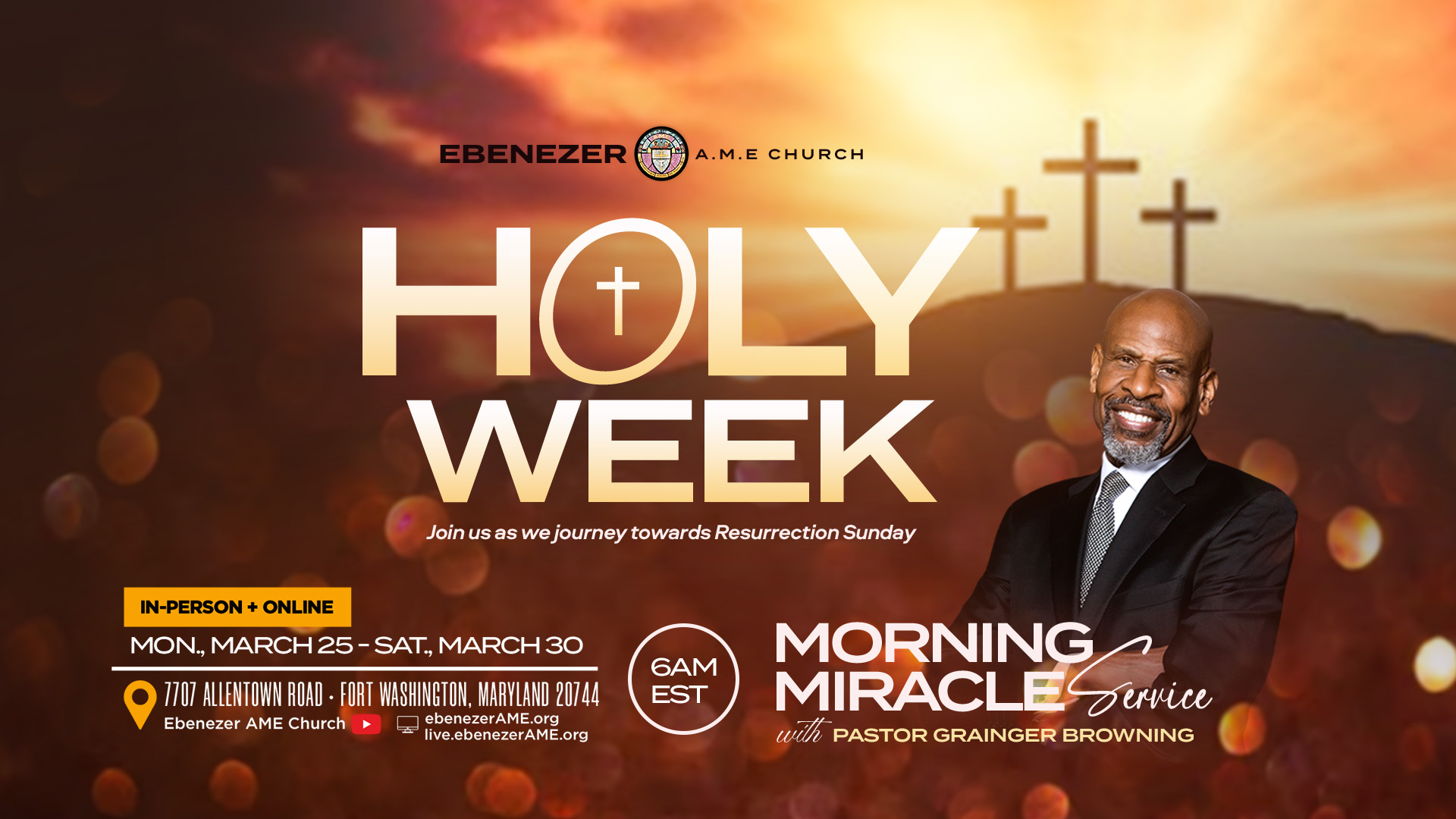 Holy Week Morning Miracle Services 2024