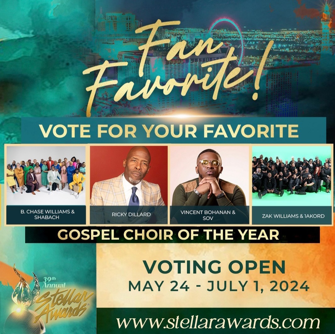 Vote for Min. Dillard for Choir of the Year