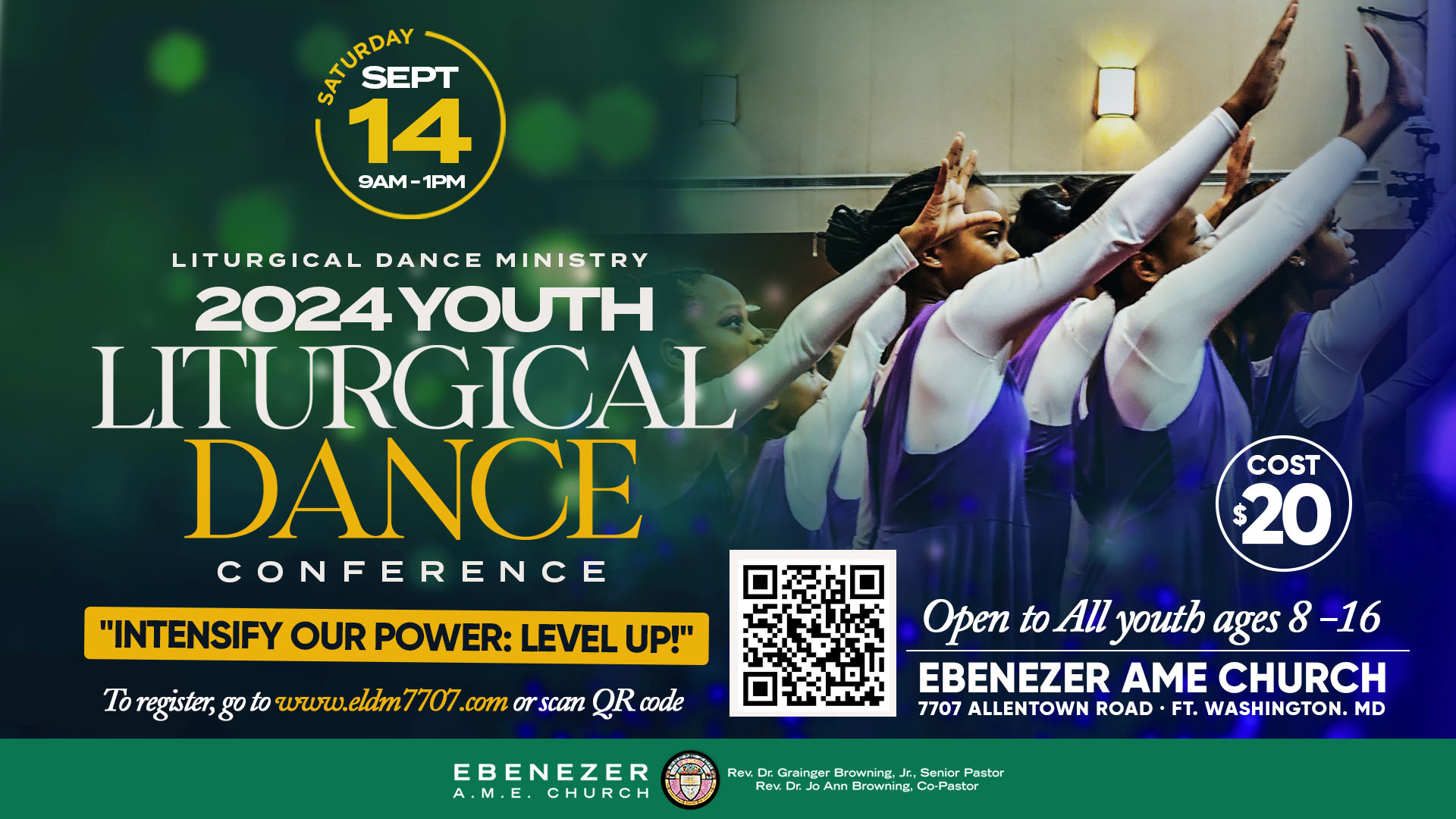 Liturgical Youth Dance Conference on Sept 14. 2024