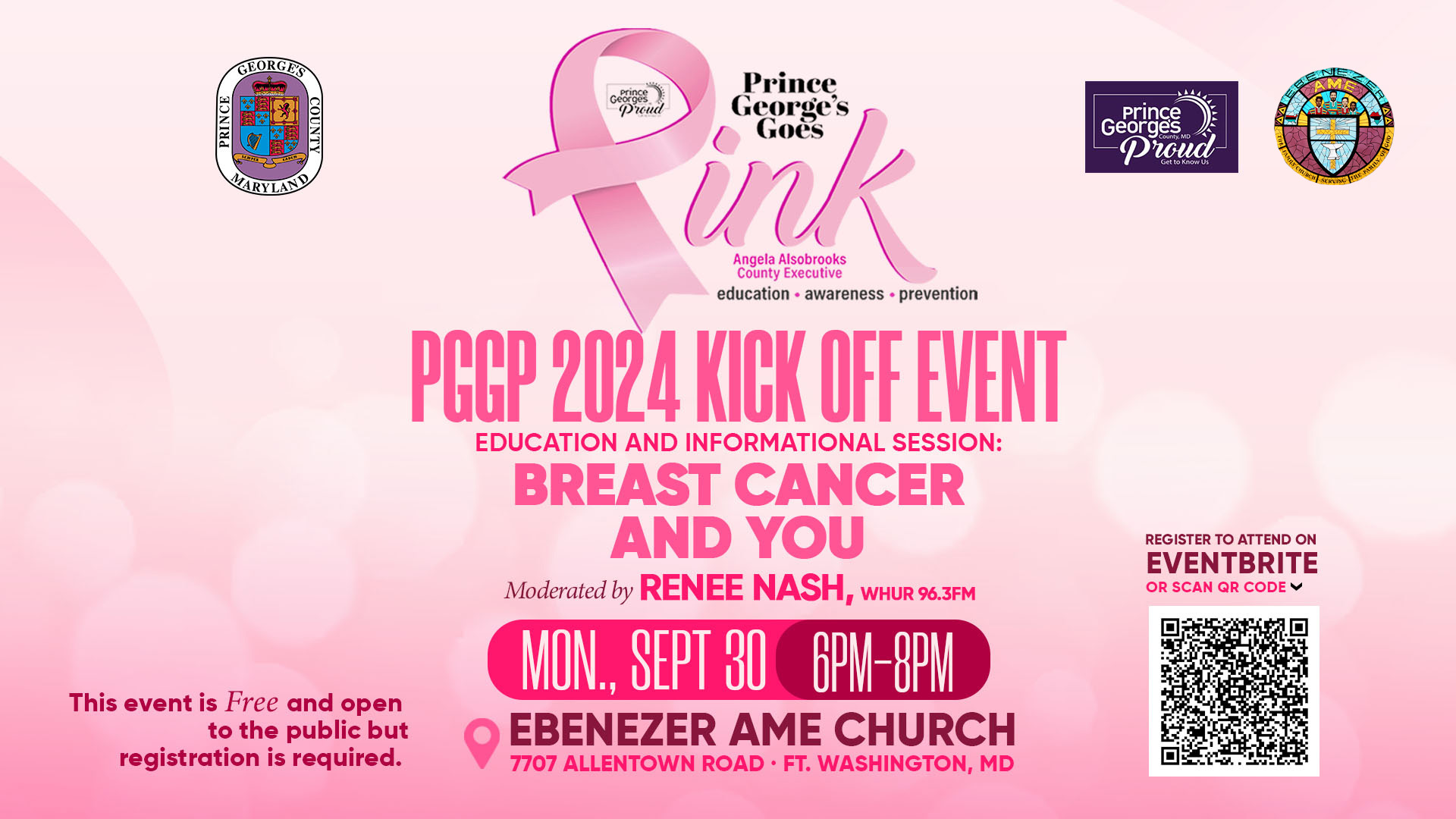 Prince Georges Goes Pink 2024