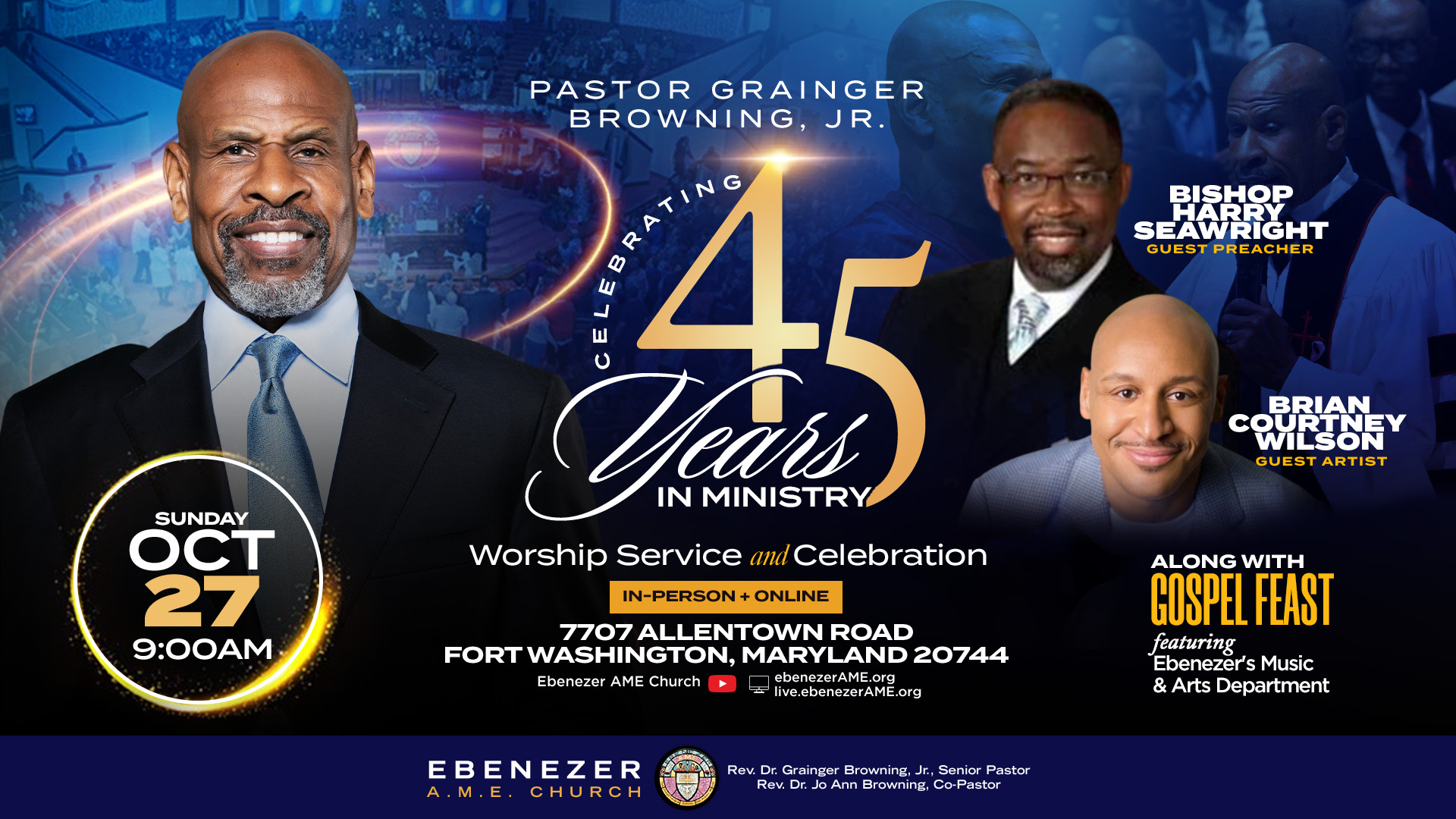 Pastor Grainger 45 Years in Ministry