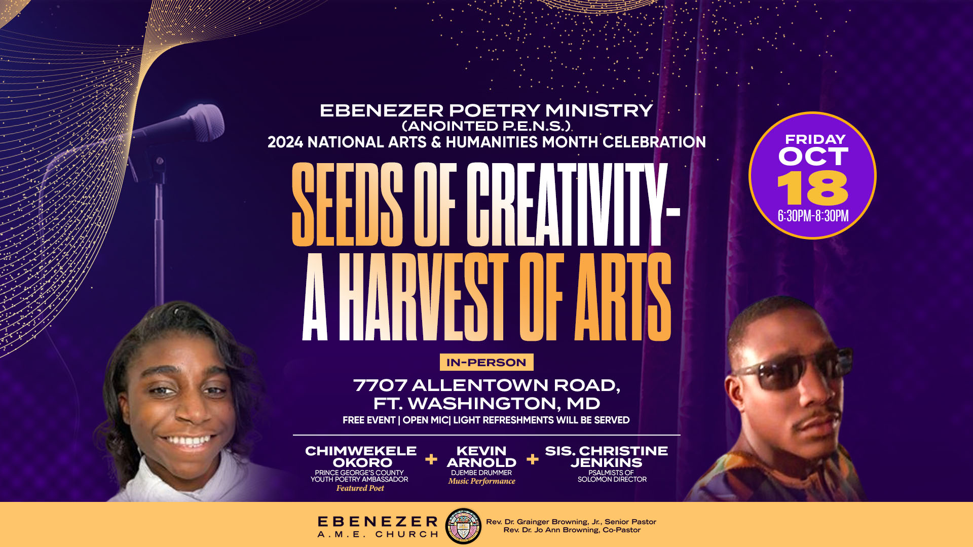 Poetry Ministry NAHM Month 2024 Event