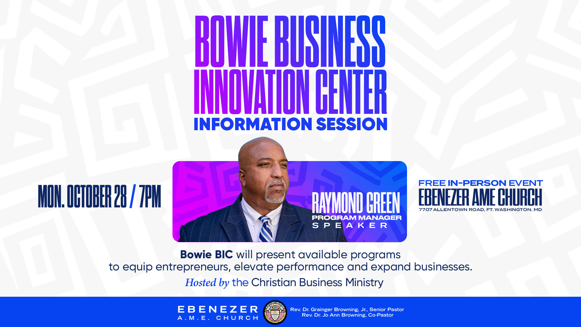 CBM Bowie Business Network Session