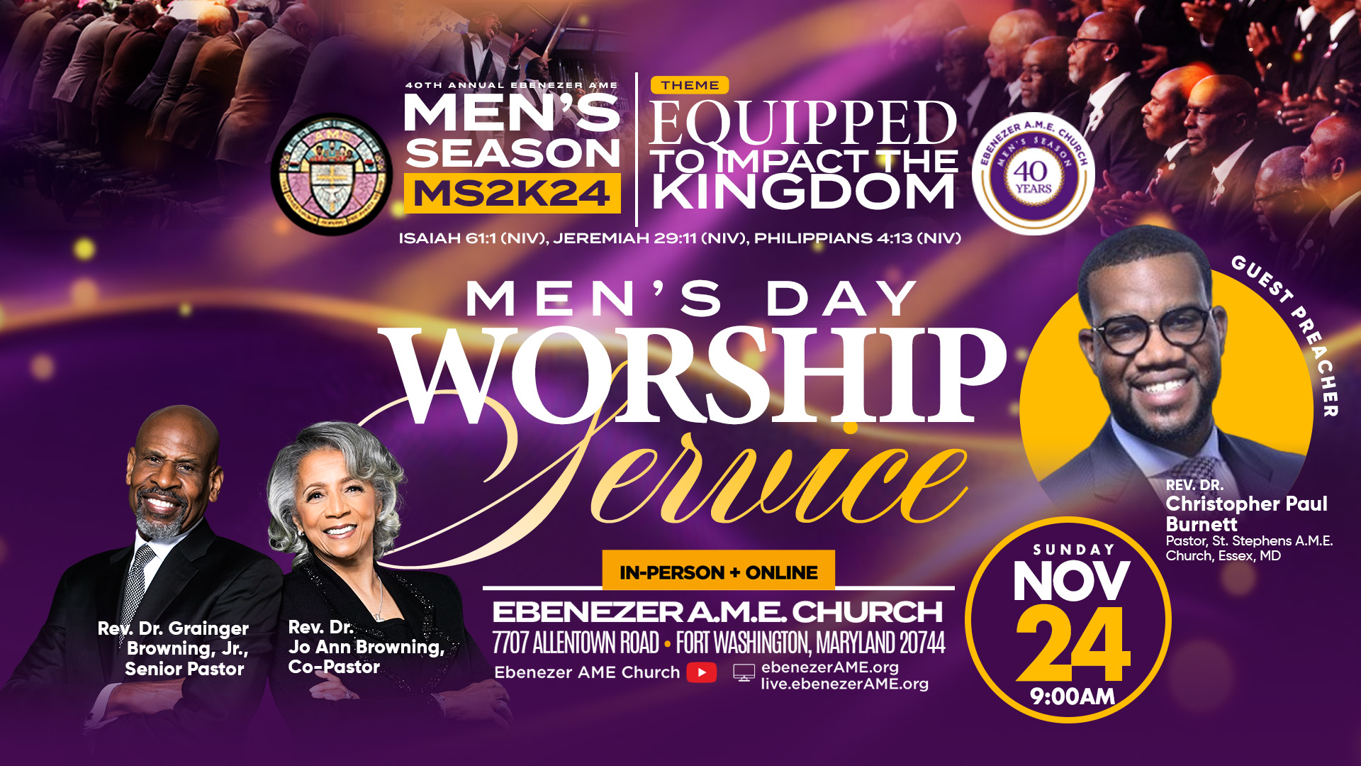 2024 Men's Day Service