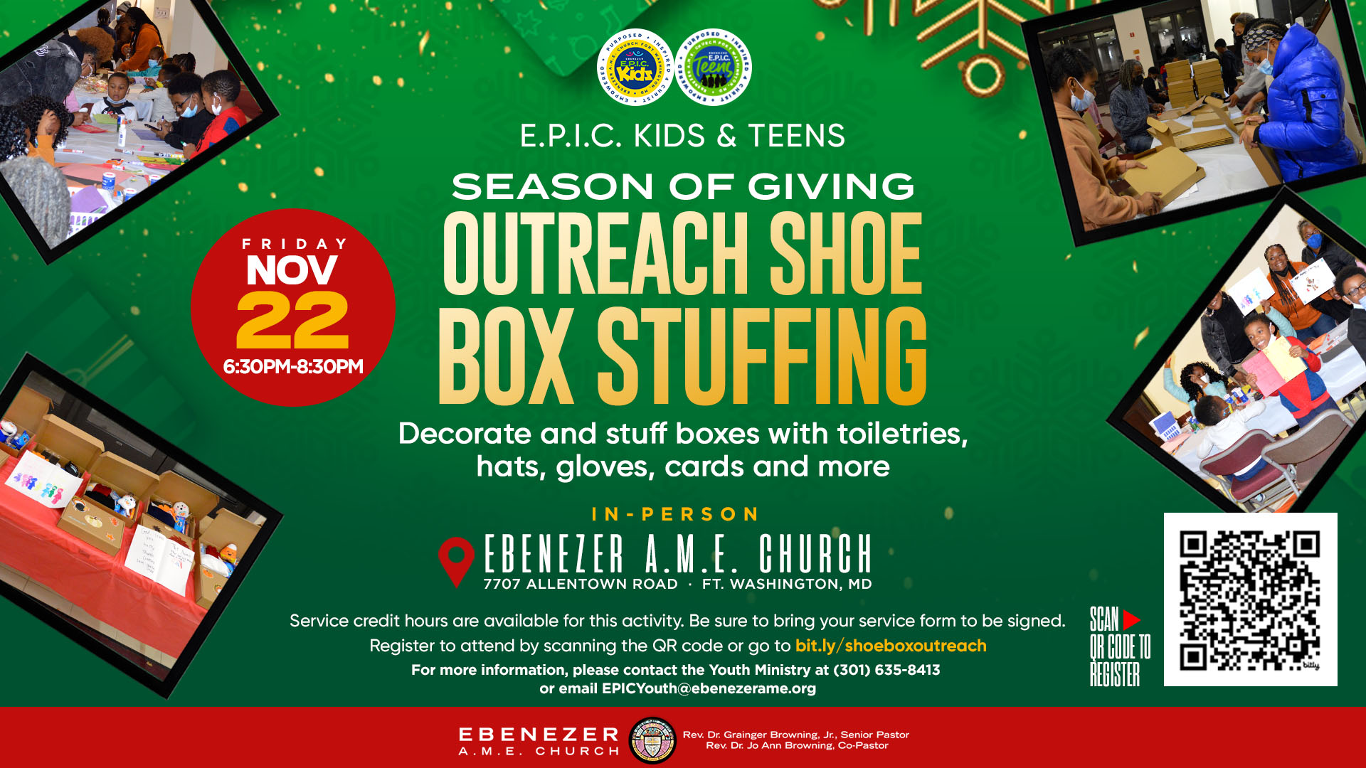 Youth Shoebox Stuffing Activity