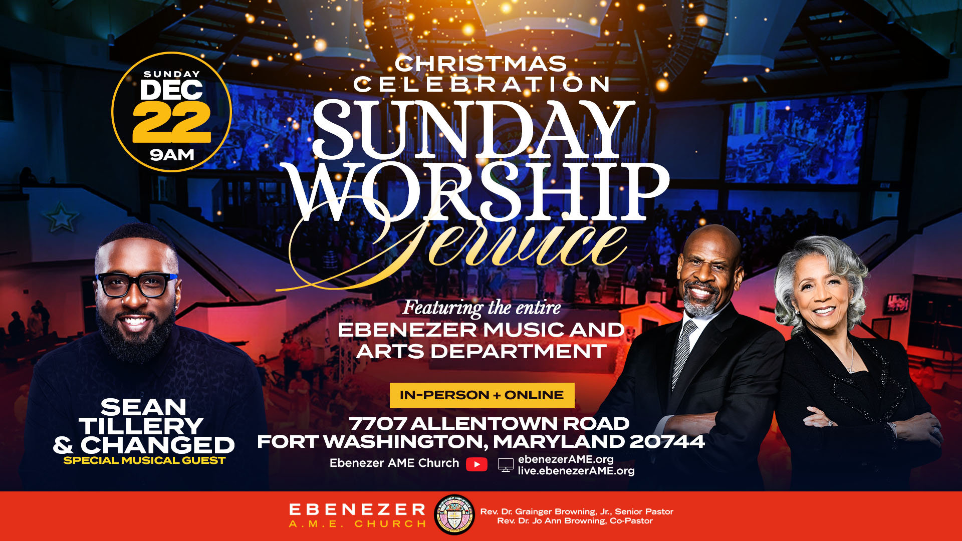 Christmas Sunday Worship Service 2024 with Sean Tillery