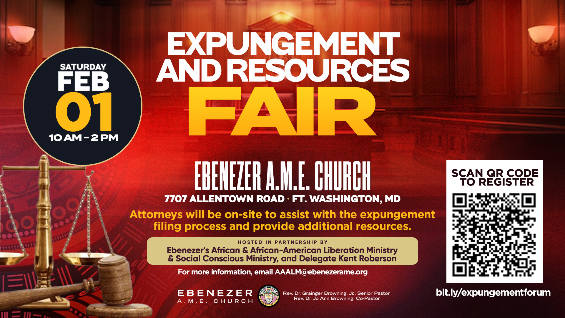 Expungement & Resources Fair on Feb. 1