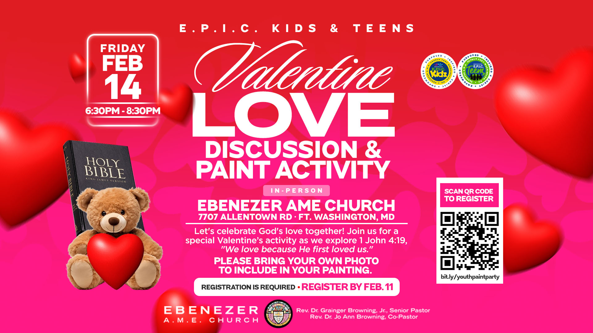 Youth Valentine Event Feb 2025