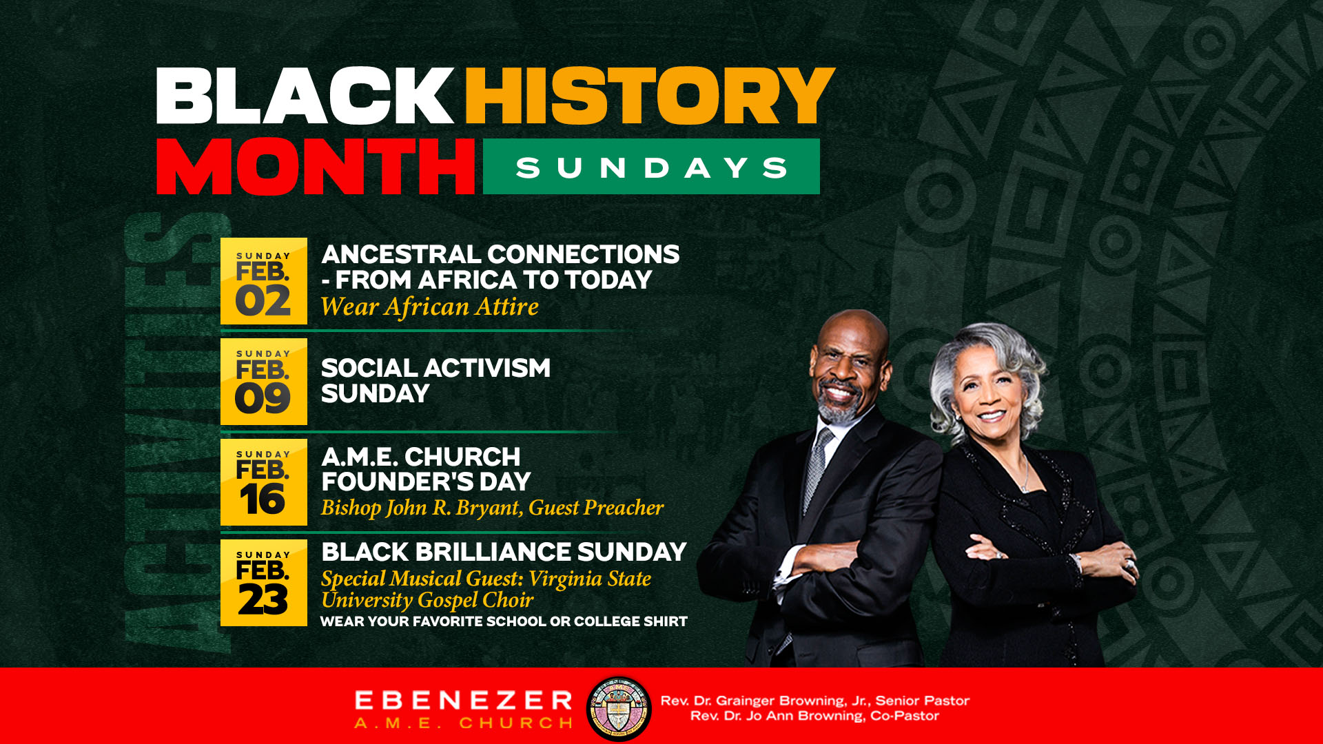 Black History Month 2025 Worship Services