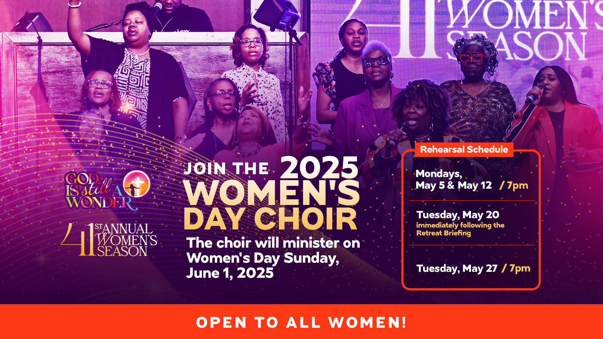 Women's Day Choir Rehearsals 2025