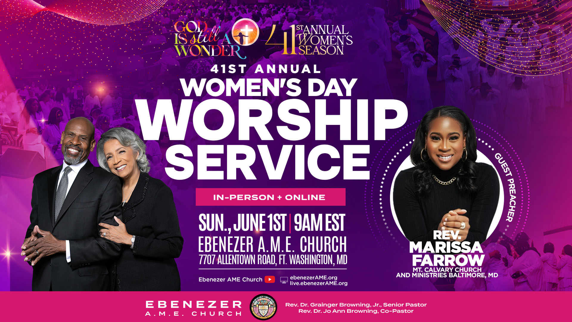 41st Annual Women's Day (Rev. Marissa Farrow Guest Preacher)