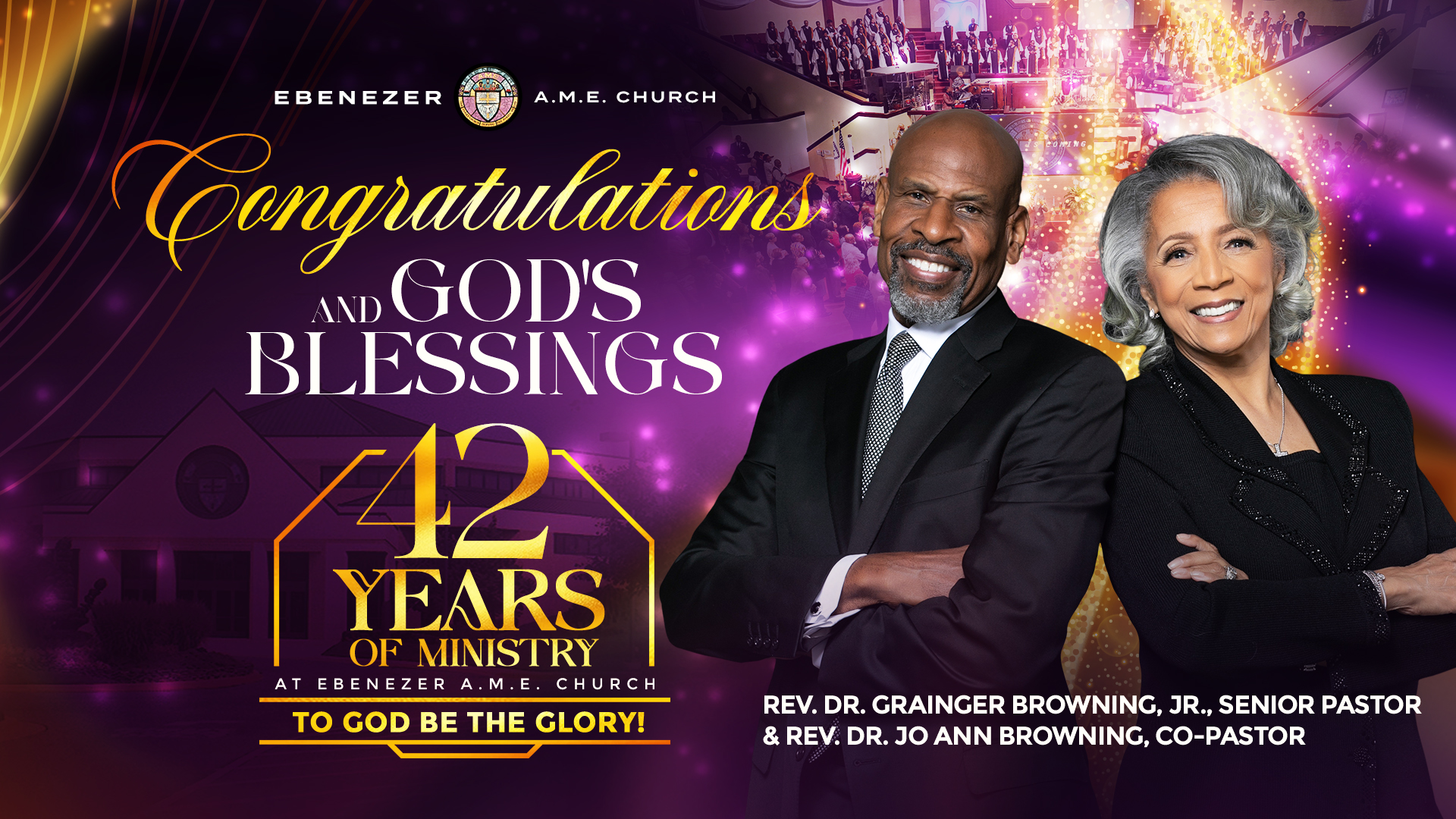 Pastors 42 years at Ebenezer