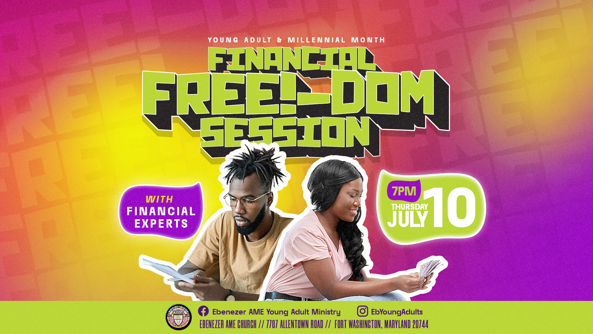 Financial FREEDom workshop for Young Adults