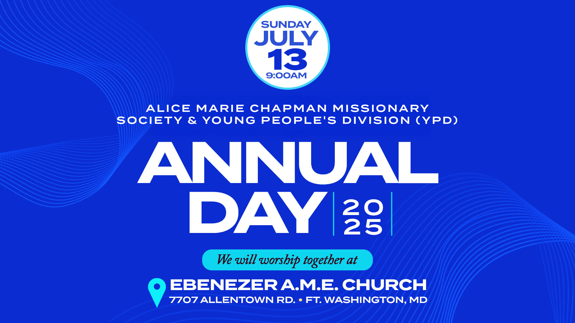 2025 Annual Missionary Day at Ebenezer