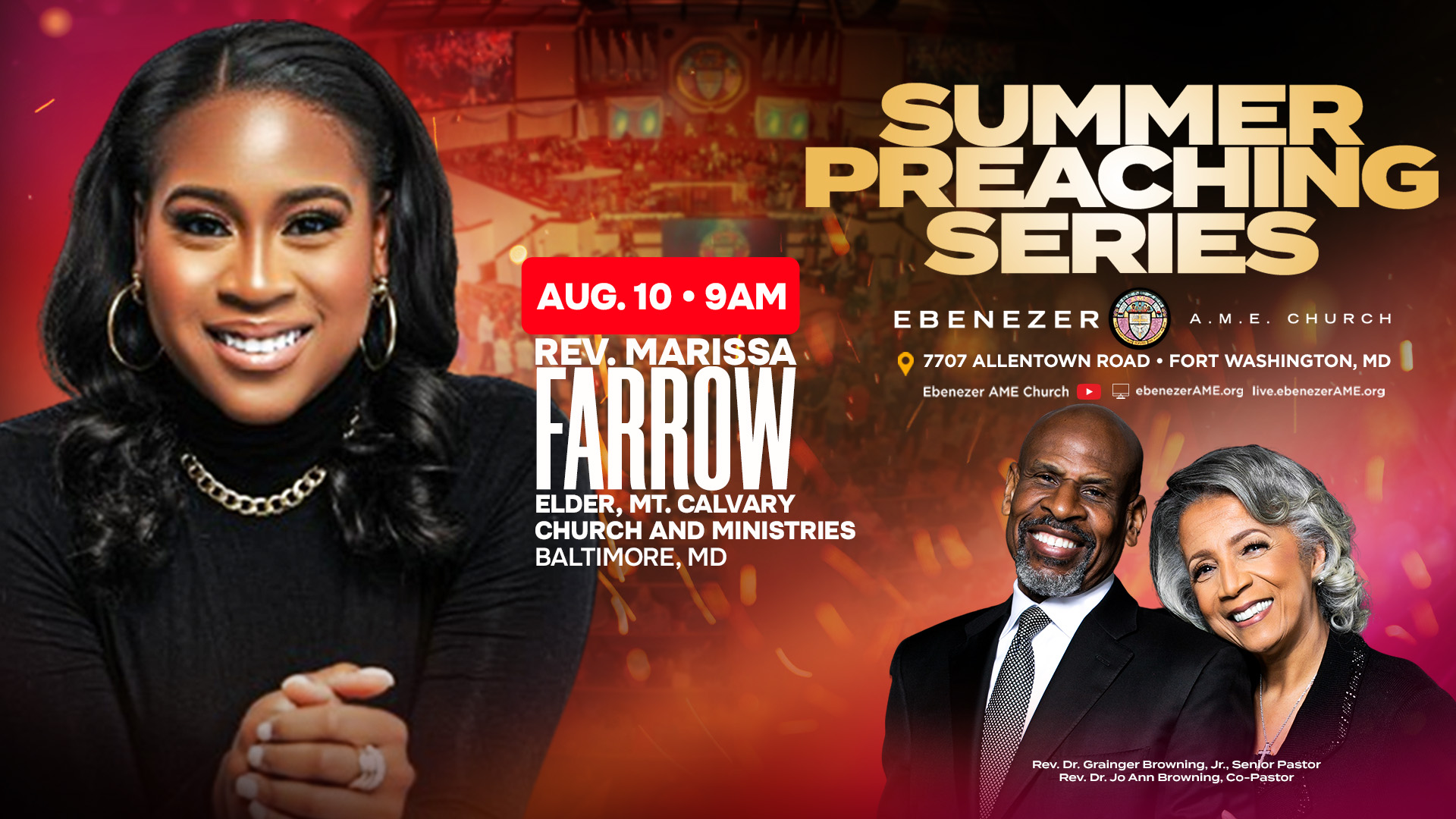 2025 Summer Preaching Series - Rev. Marissa Farrow on August 10