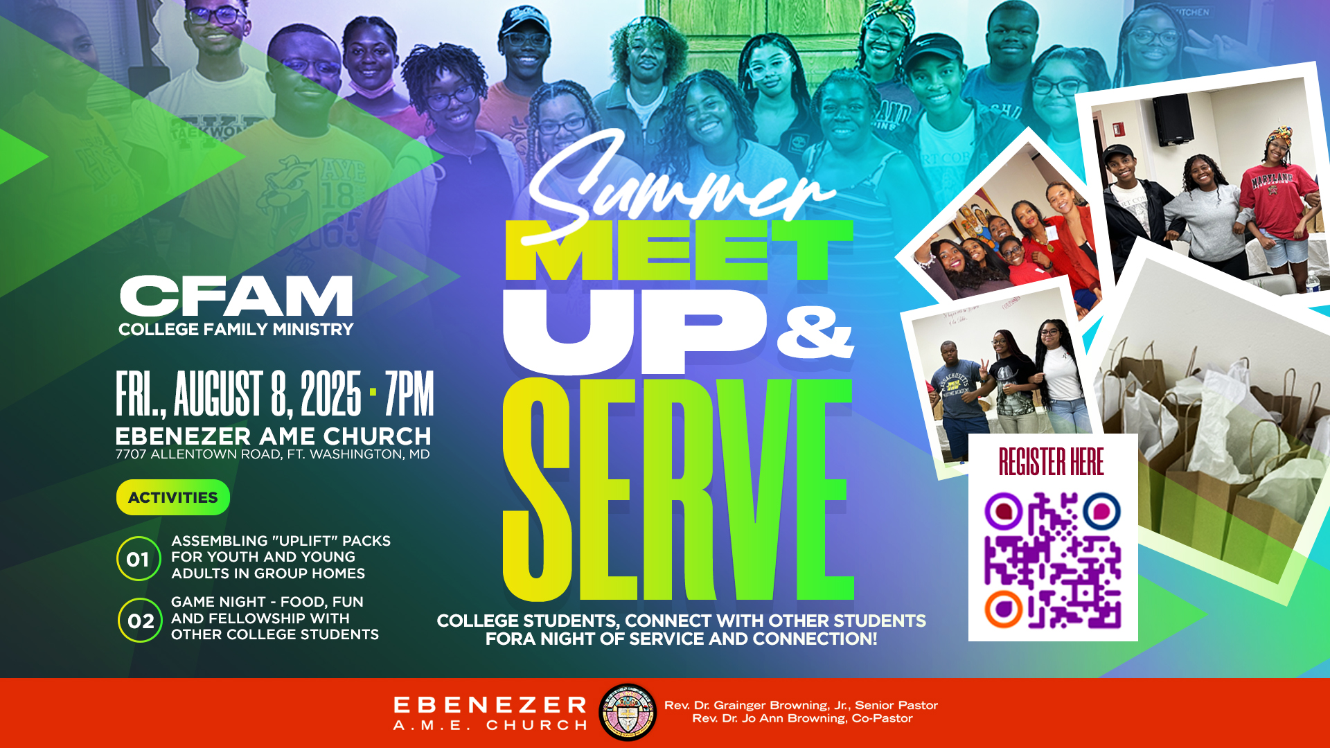 CFAM Summer Signup and Serve