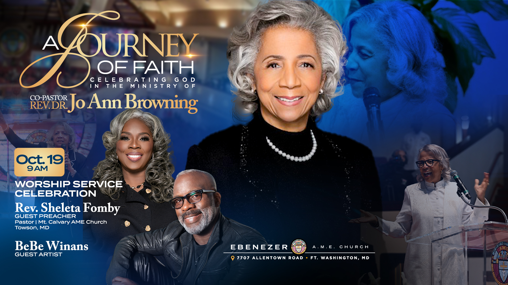 Pastor Jo Ann's Journey of Faith Celebration on Oct. 19