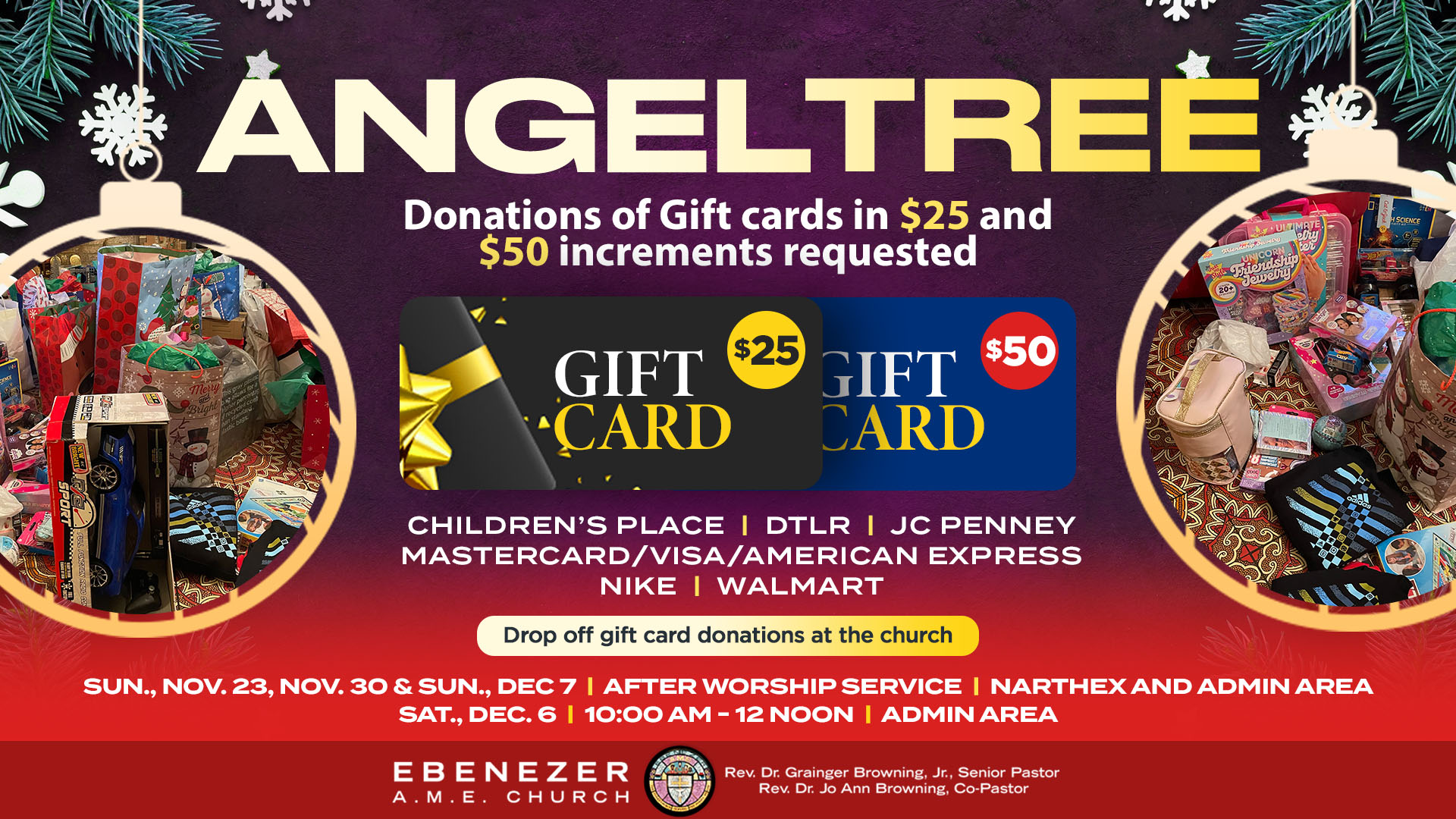 Angel Tree Donation Drive 2025