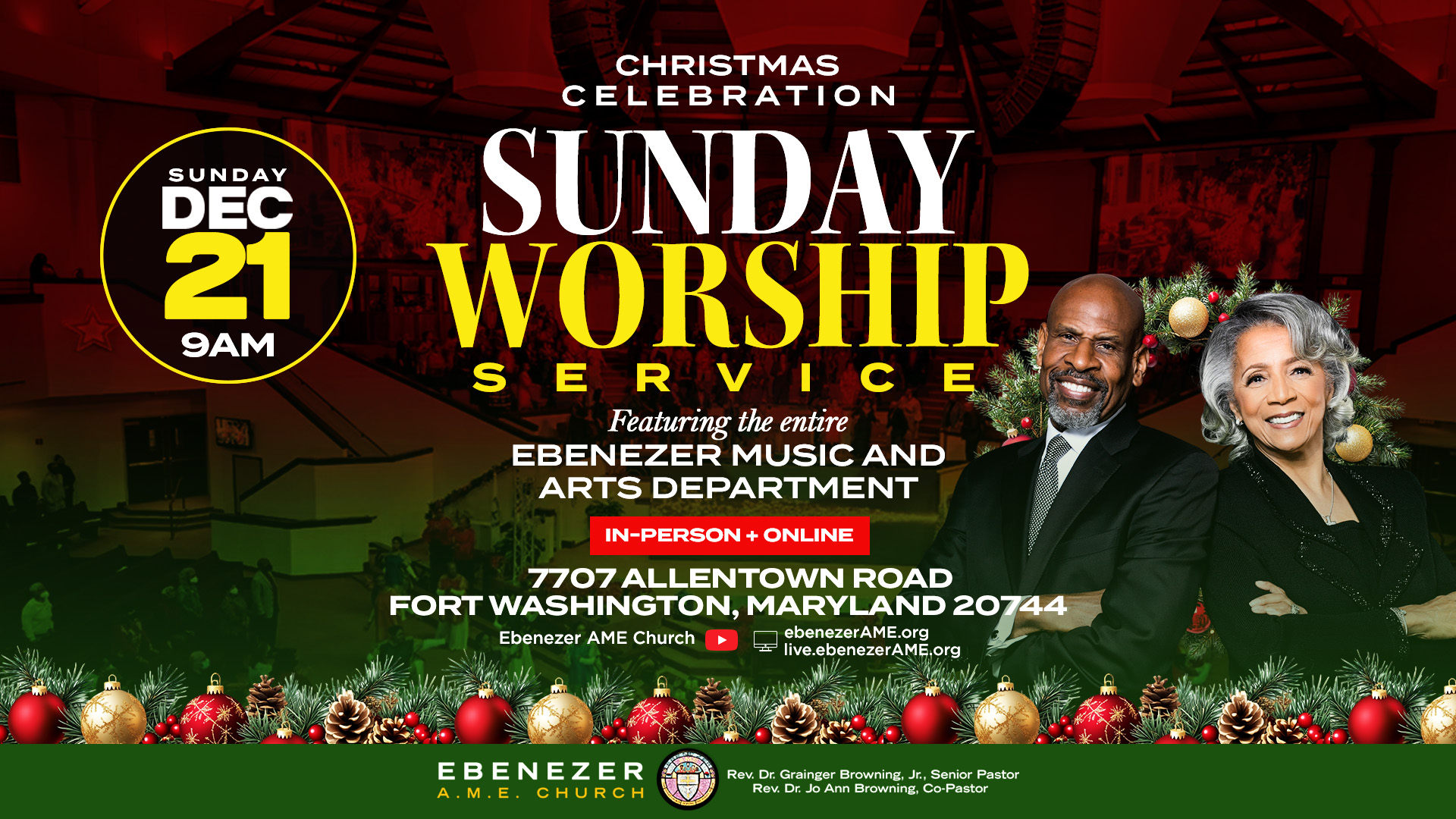 December Christmas Service GRAPHIC Christmas Worship Service 2025
