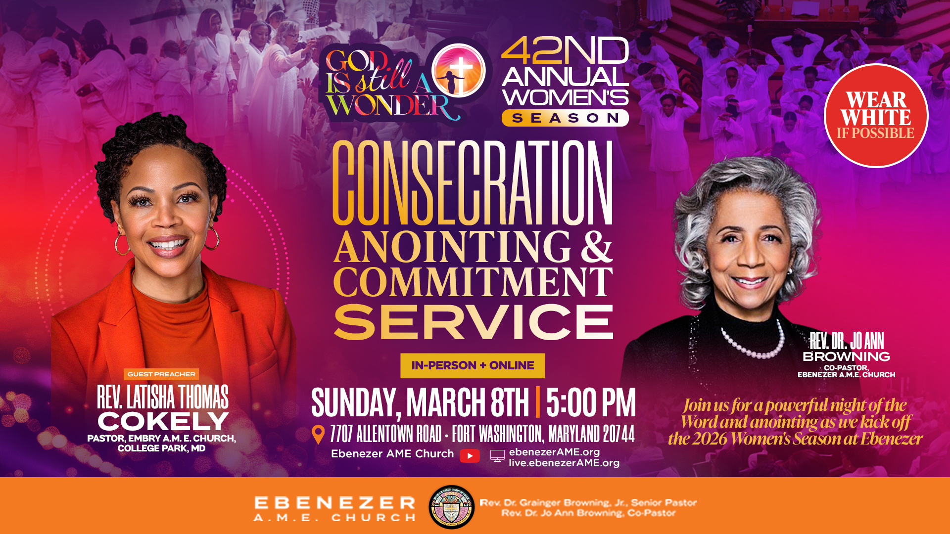 Womens Season Kickoff Consecration GRAPHIC Women's Season Kickoff and Consecration 2026
