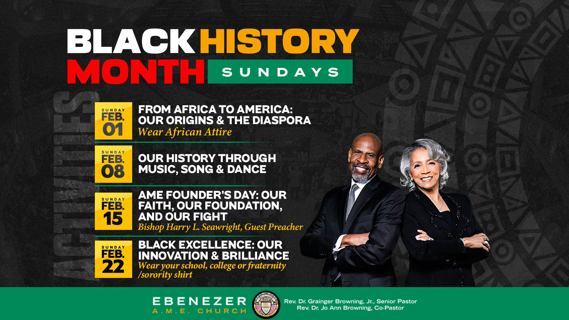 Black History Month 2026 Sundays