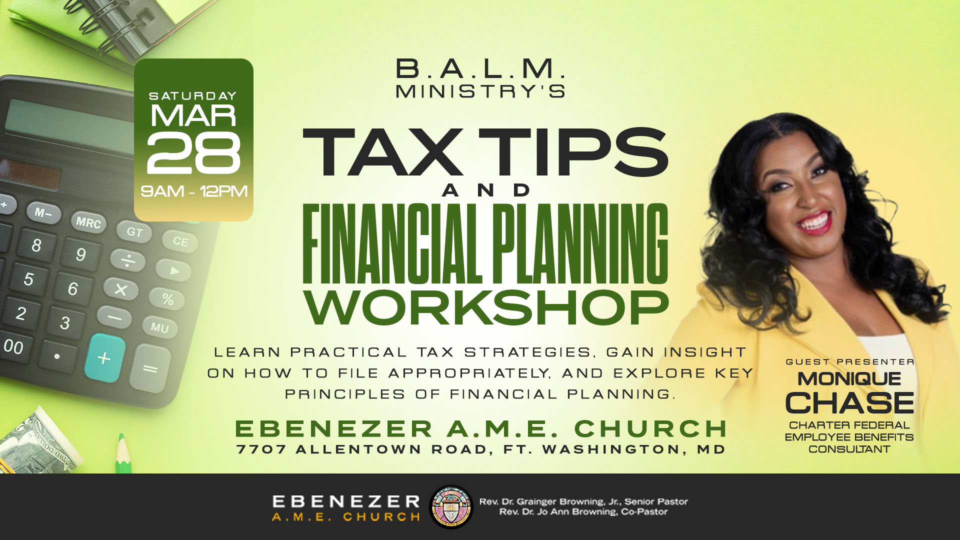 BALM Tax Workshop GRAPHIC BALM Tax Tips Workshops