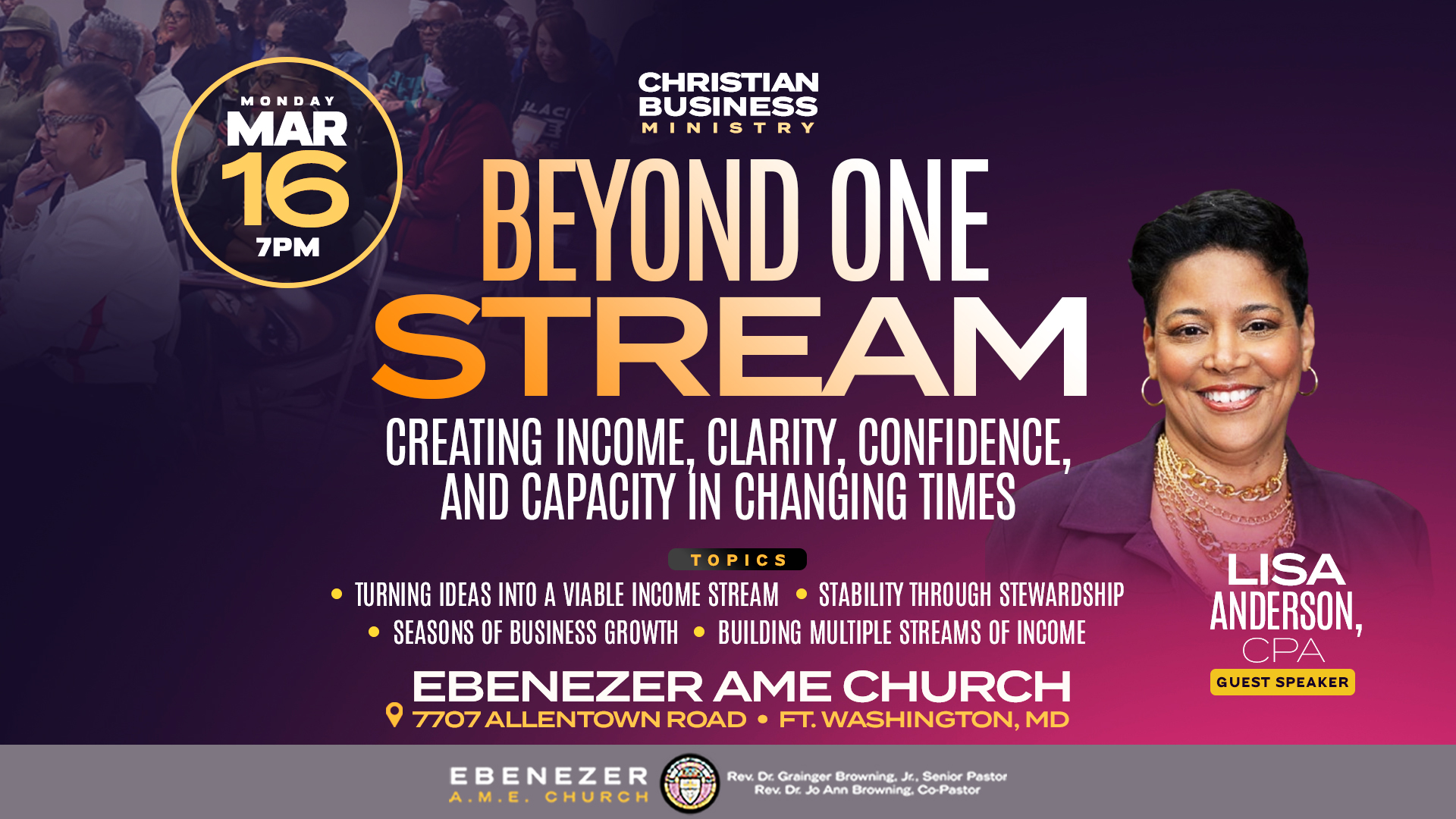 Beyond One Stream Workshop Christian Business Ministry