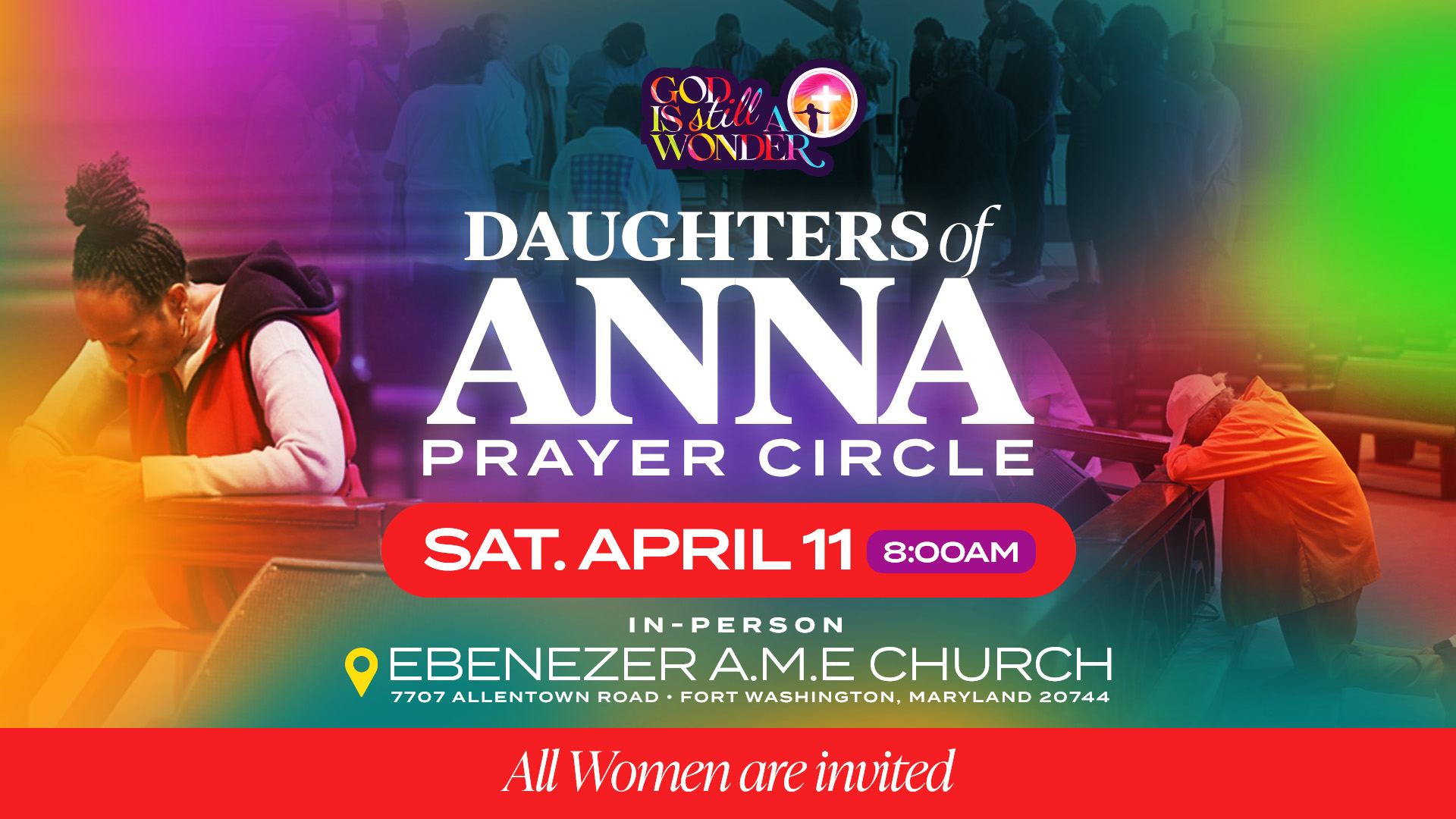 Ebenezer Daughters of Anna Prayer APRIL 11 Daughters of Anna Prayer Circle on Sat., April 11