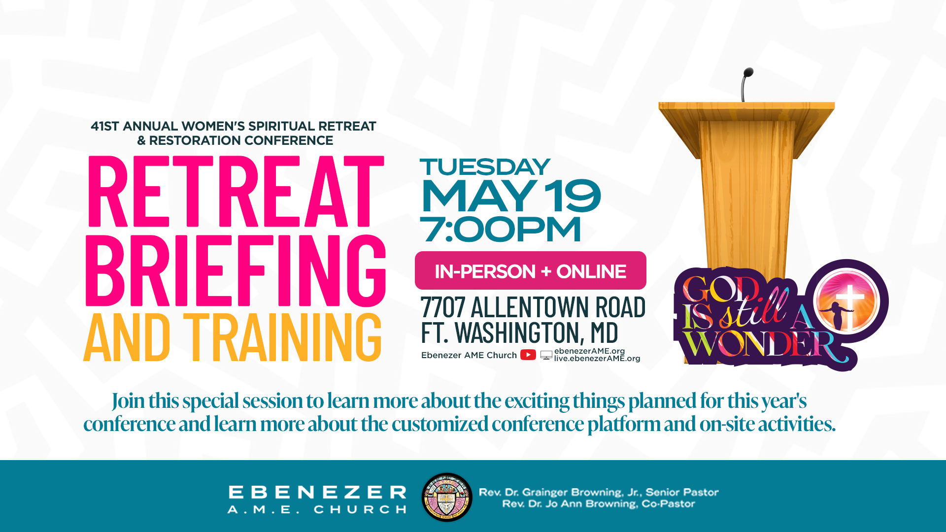 Women's Retreat Briefing 2026on May 19