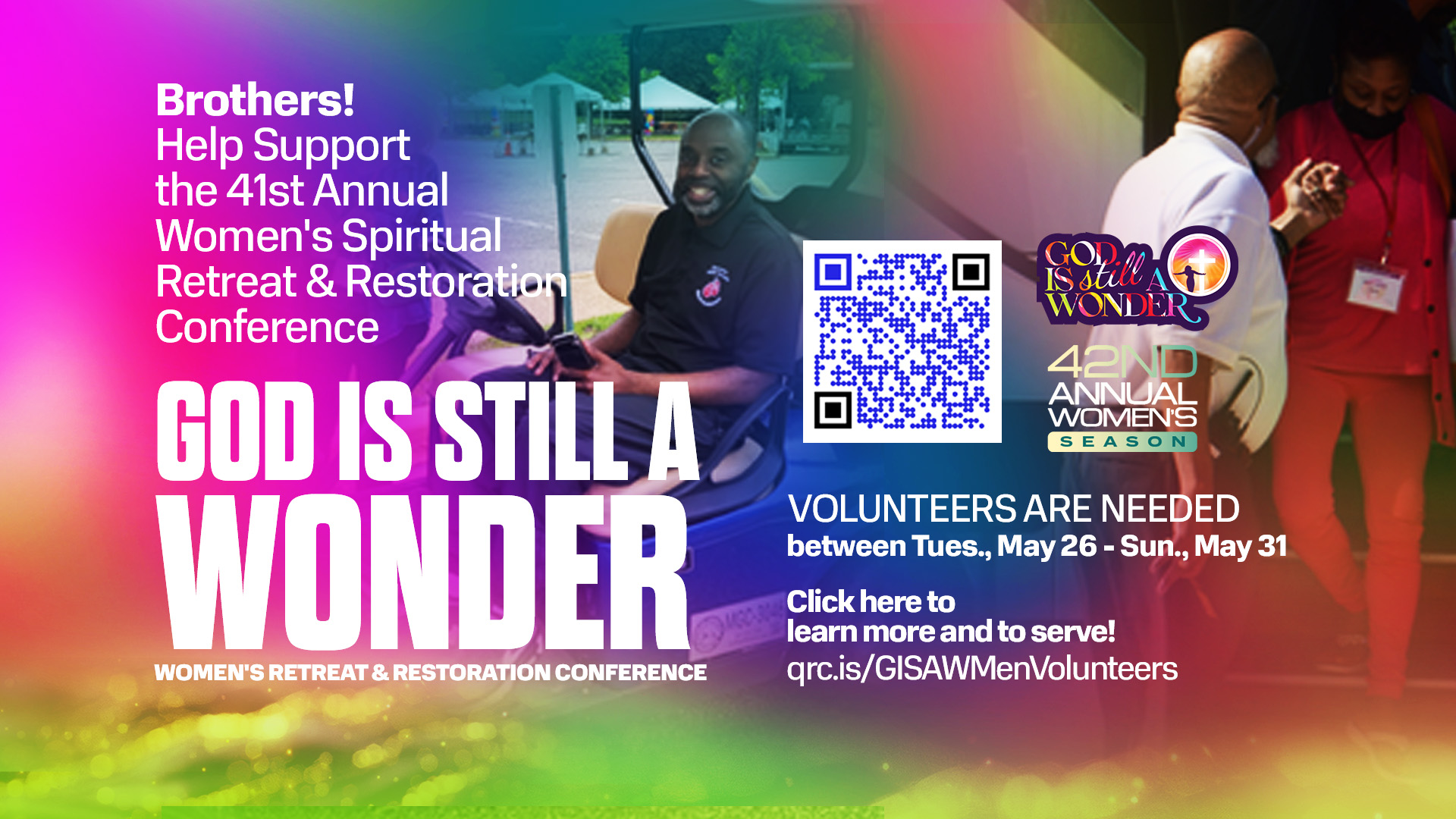 Men Volunteers for Women's Retreat 2026 
