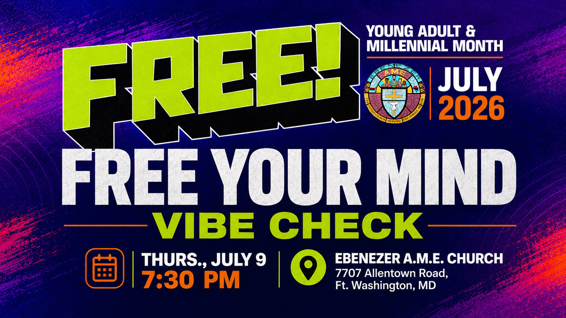 Young Adult Free Your Mind Vibe Check 07.09.26
