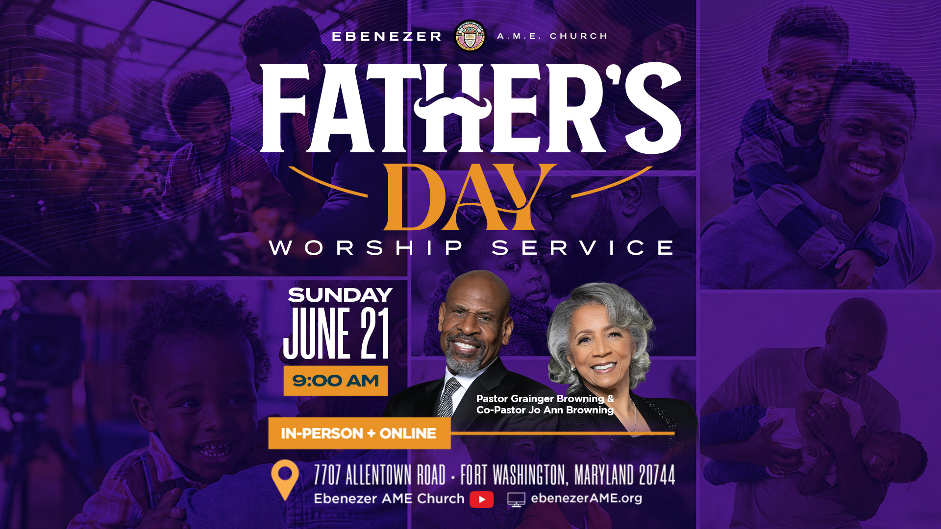 FATHER'S DAY SCREEN (2) Father's Day Sunday Worship June 21 2026