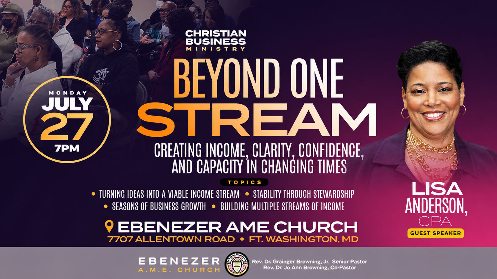 CBM Multiple Streams of Income Workshop on July 27