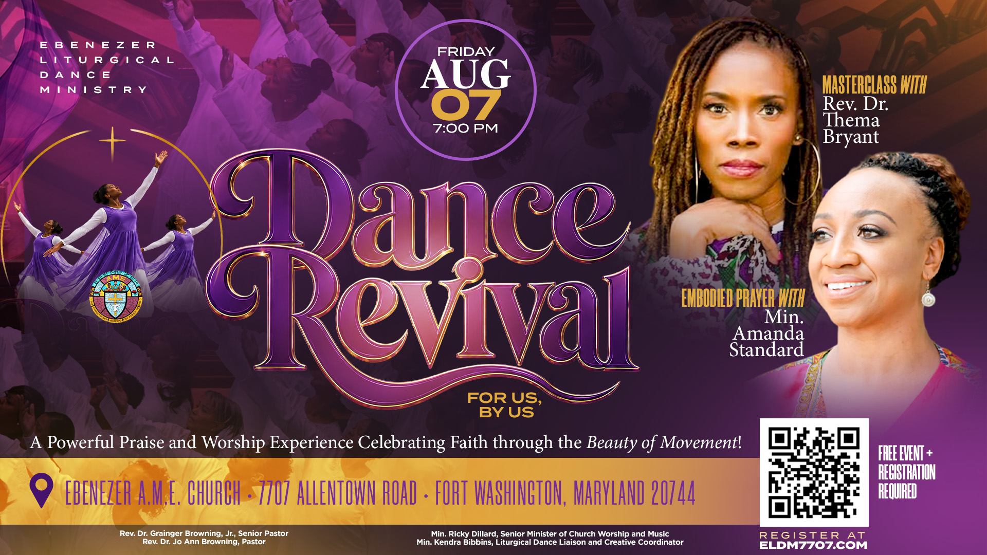 Liturgical Dance Revival on August 7 