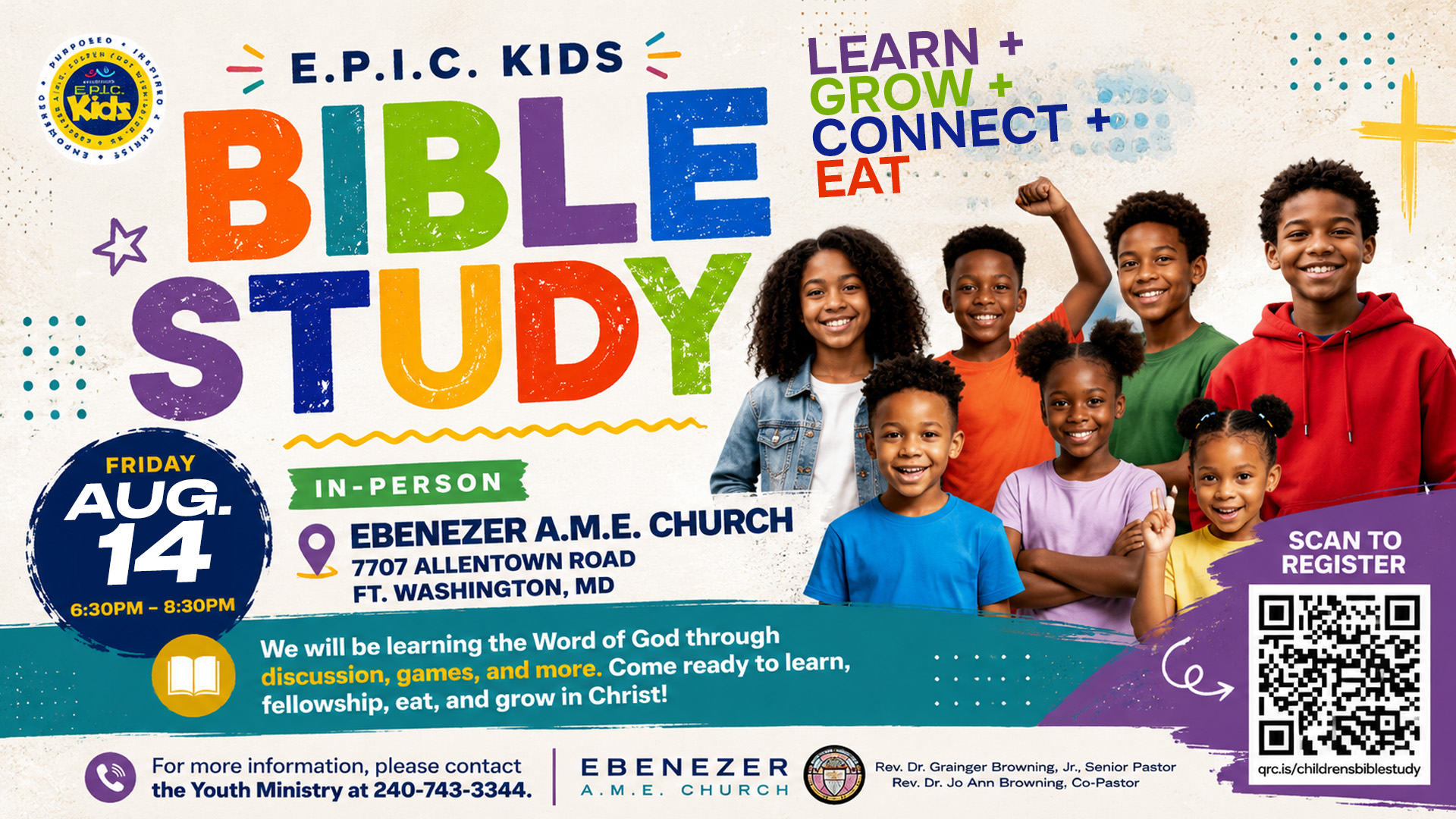 August 14 Children's Bible Study