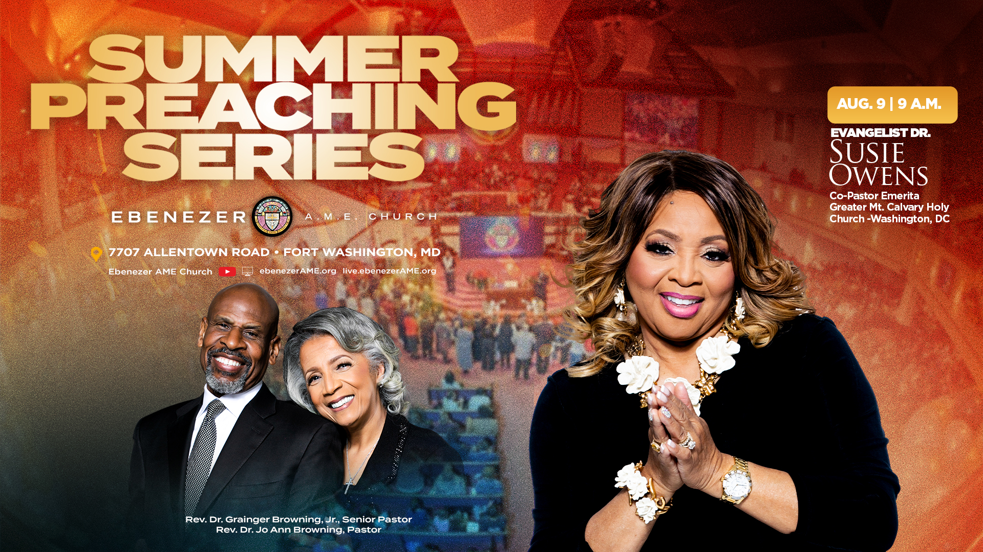 August 9 Summer Preaching Series - Dr. Owens