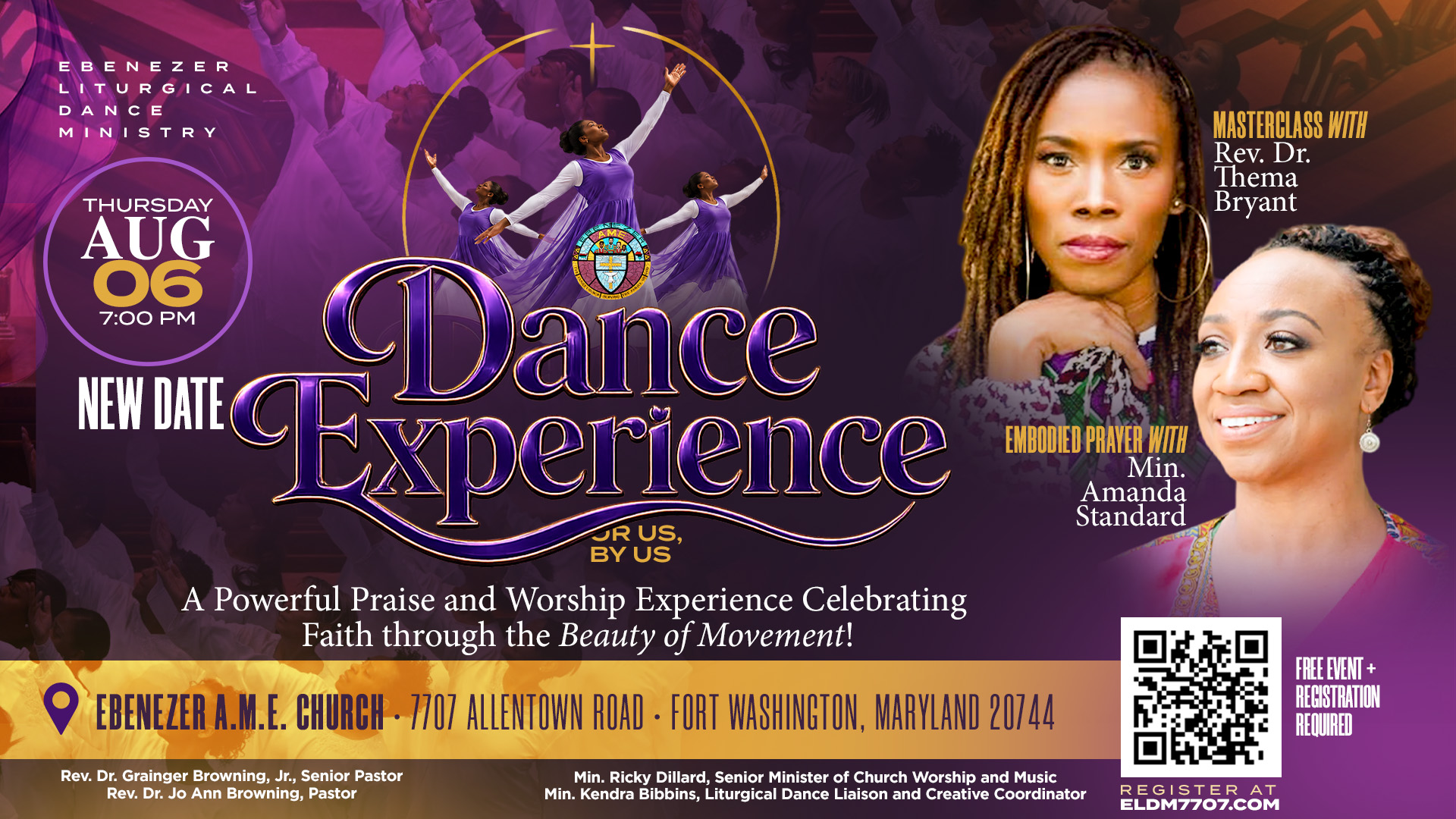 Liturgical Dance Ministry's Experience NEW DATE August 6 