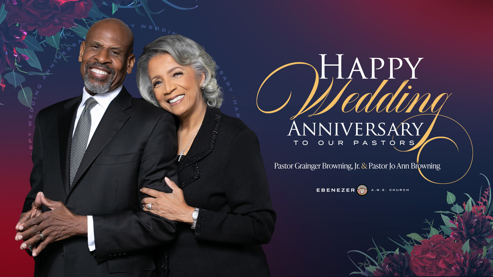 Happy Wedding Anniversary to our Pastors 