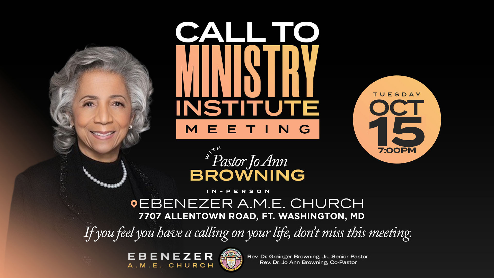 1026-CallToMinistry-Screen Call to Ministry meeting on Oct 15