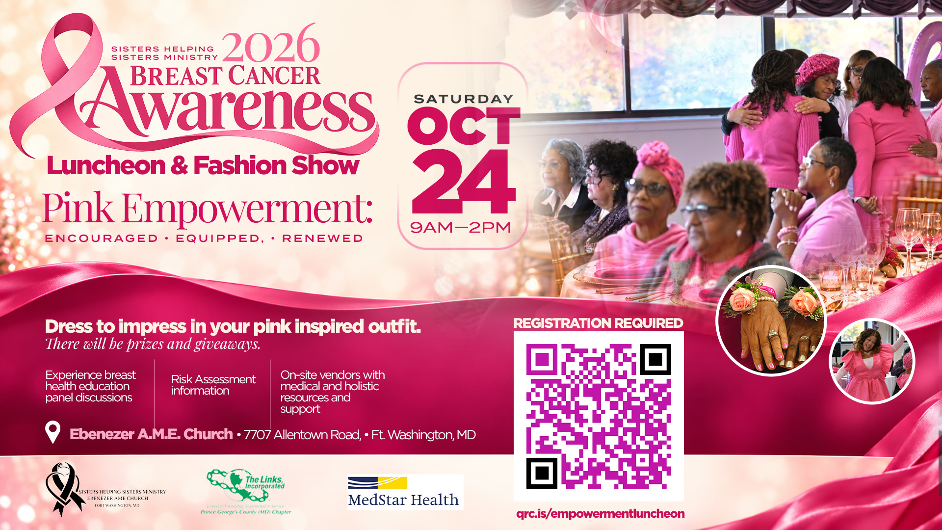 2026 Breast Cancer Awareness Luncheon Event Graphic Breast Cancer Awareness