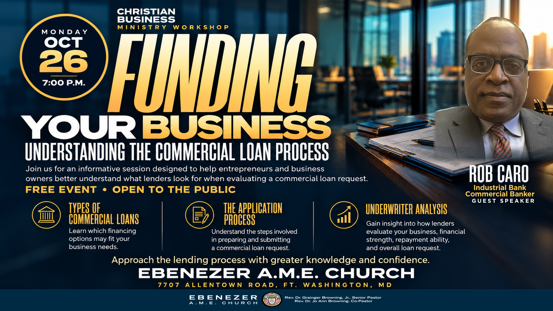 1026-FundingYourBusiness-Screen (1) Christian Business Ministry's Funding Your Business on Mon., Oct. 26